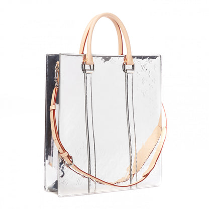 Louis Vuitton Monogram Mirror Sac Plat NM Silver 3 of 9