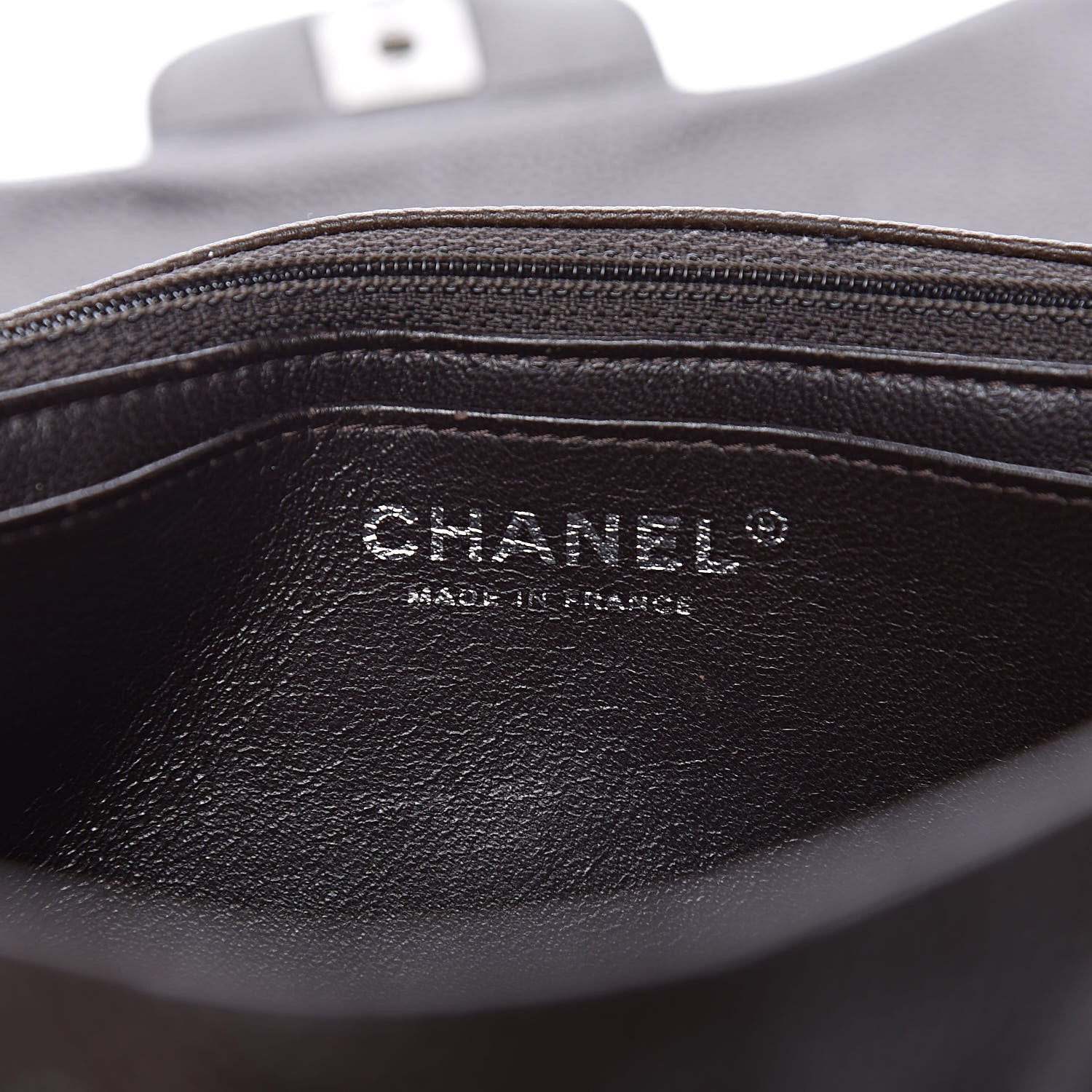 Chanel Caviar Quilted Jumbo Single Flap Dark Brown 7 of 11