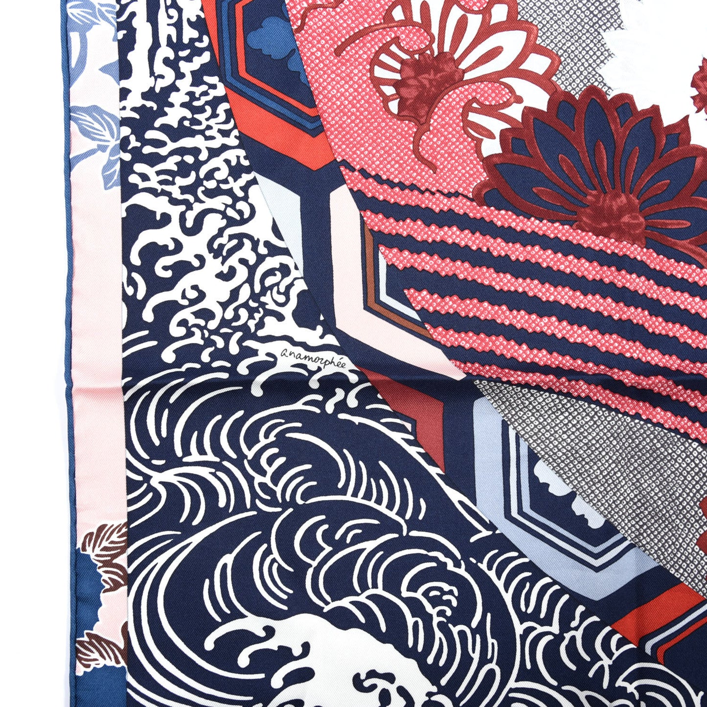 Silk Ex Libris En Monogram Kimonos Scarf 90