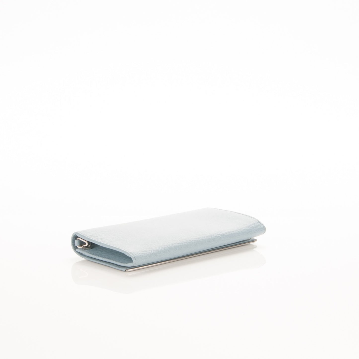 Saffiano Metal Bar Chain Wallet Astrale