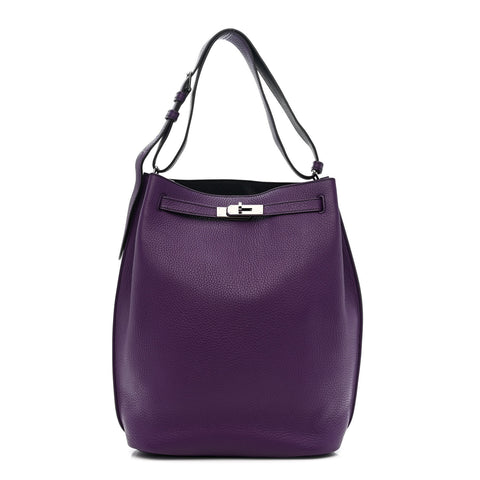 Taurillon Clemence Eclat So Kelly 26 Ultraviolet Bleu Obscur