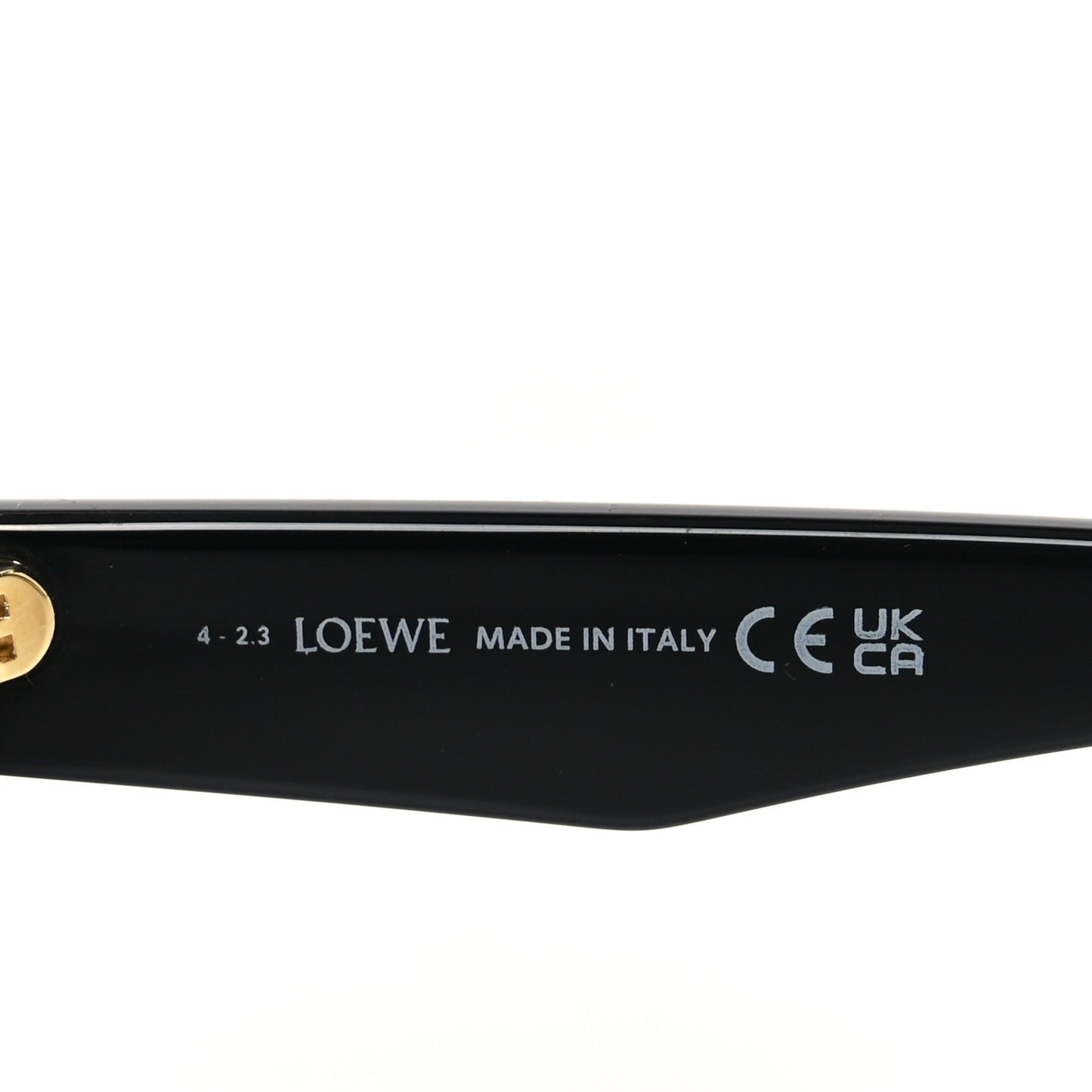 Acetate Round Sunglasses LW40089I Black