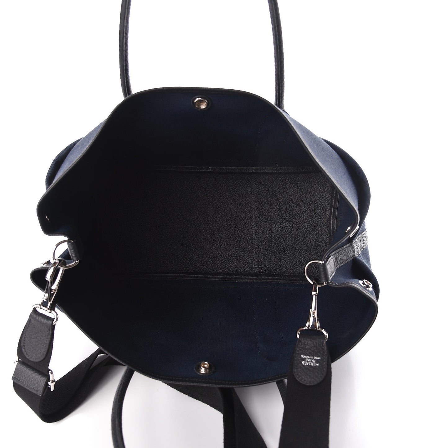 Toile Militaire Vache Country Garden Party Pockets 36 MM Tote Bleu Marine
