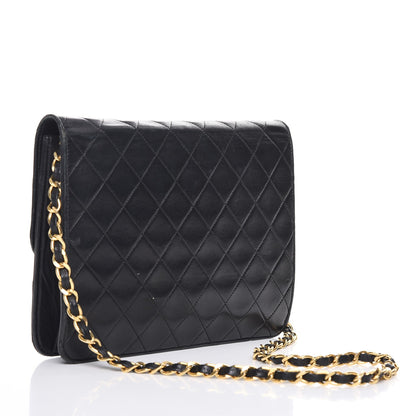 Chanel Lambskin Quilted Small Single Flap Black 3 of 8