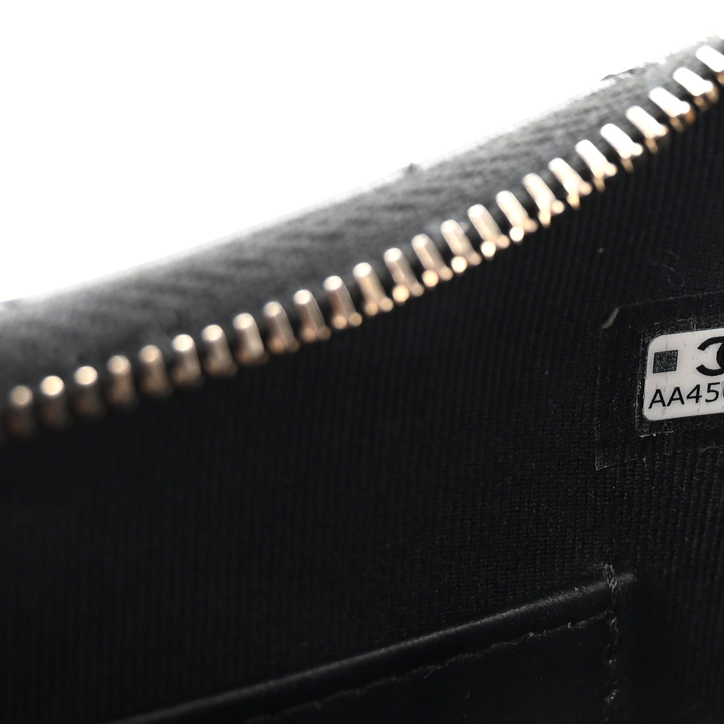 Crumpled Calfskin Quilted Braided CC Small Hobo Black