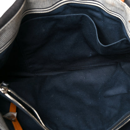 Chanel Denim Large Shopping Tote Blue 5 of 13