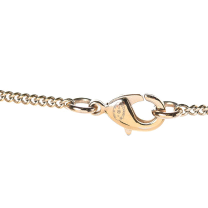 Chanel Baguette Crystal Quilted CC Pendant Necklace Gold 5 of 6