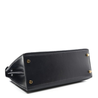 Hermes Box Kelly Sellier 28 Bleu Marine 3 of 11