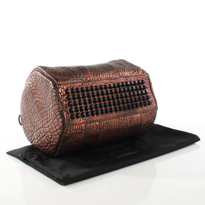 Alexander Wang Metallic Pebbled Lambskin Rocco Bronze Black Hardware 4 of 8