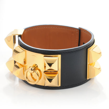 Hermes Chamonix Collier de Chien CDC Bracelet Black Small 5 of 7
