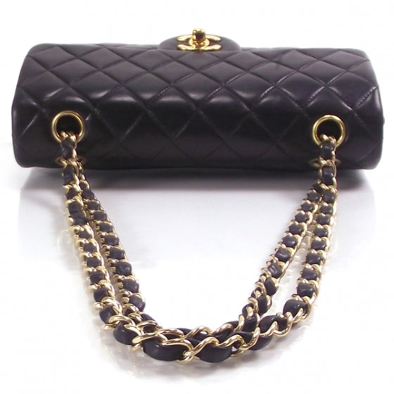 Chanel Lambskin Quilted Medium Double Flap Black 6 of 11