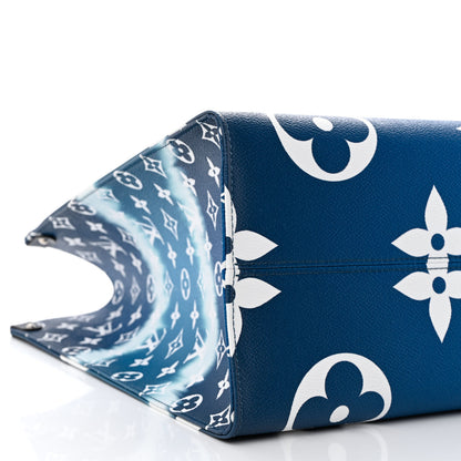 Louis Vuitton Monogram Escale Onthego GM Blue 9 of 10