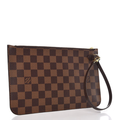 Louis Vuitton Damier Ebene Neverfull MM GM Pochette 3 of 8