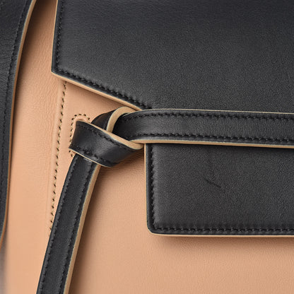 Celine Smooth Calfskin Mini Bi-Color Belt Bag Beige 8 of 15
