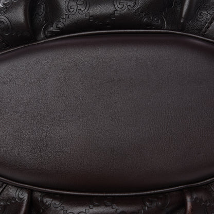 Gucci Guccissima Medium D Gold Tote Dark Brown 10 of 14