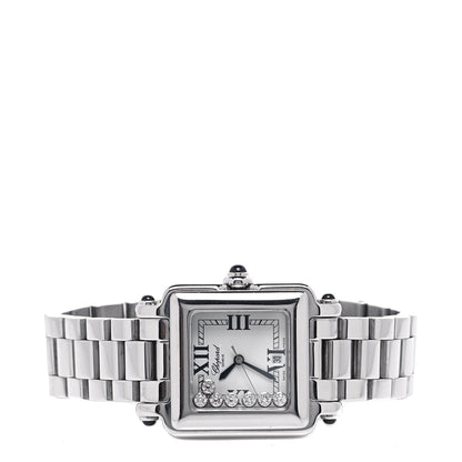 Chopard Stainless Steel 7 Diamond 27mm Happy Sport Quartz Watch 2 of 7