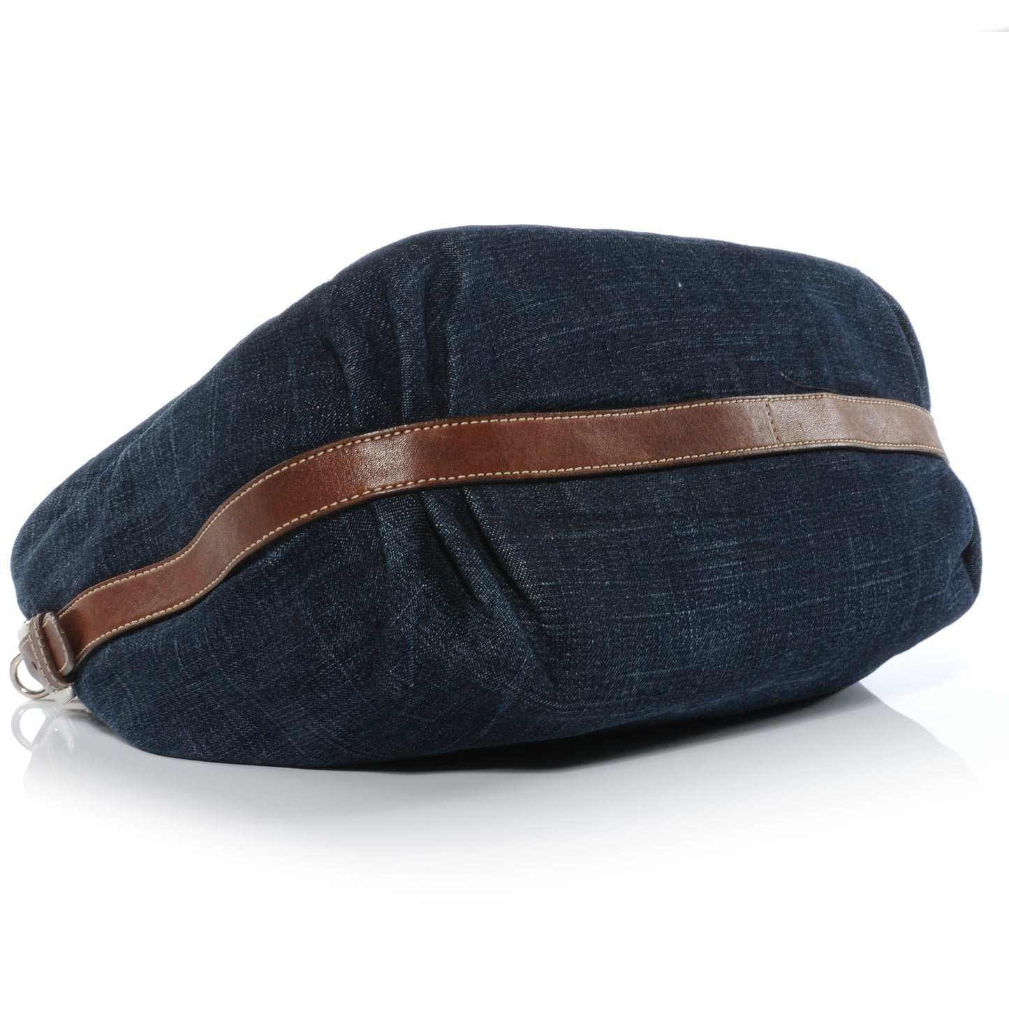 Washed Denim Logo Hobo
