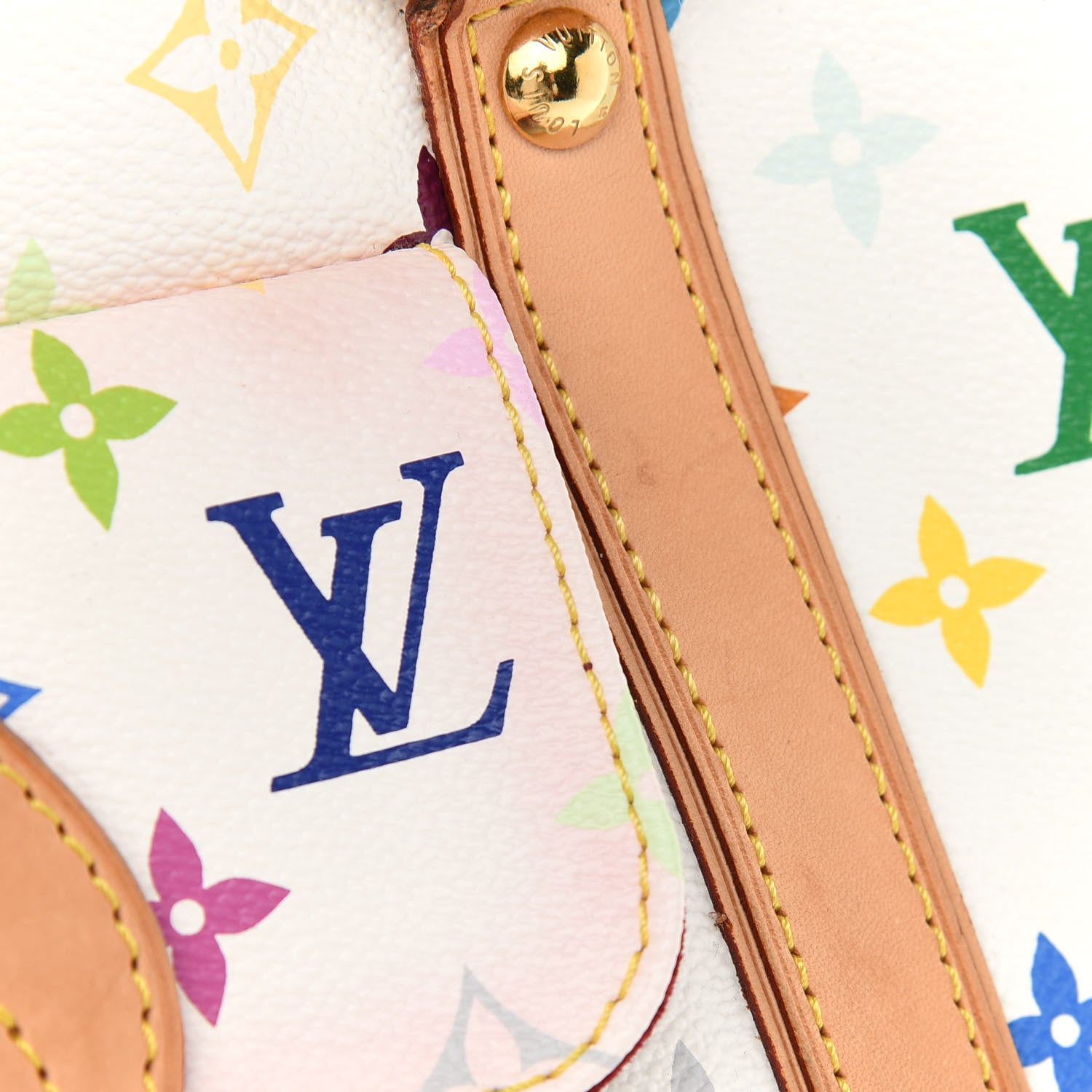 Louis Vuitton Monogram Multicolor Aurelia MM White 9 of 9
