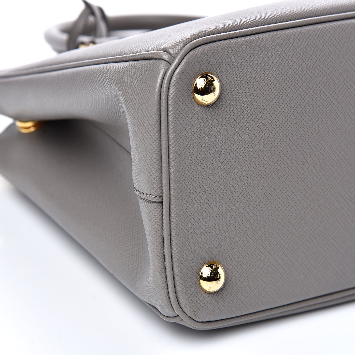 Saffiano Small Galleria Double Zip Tote Argilla