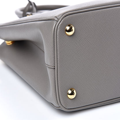 Prada Saffiano Small Galleria Double Zip Tote Argilla 7 of 10
