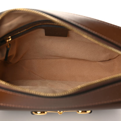 Gucci GG Supreme Monogram Small Horsebit 1955 Shoulder Bag Beige Brown Sugar 5 of 10