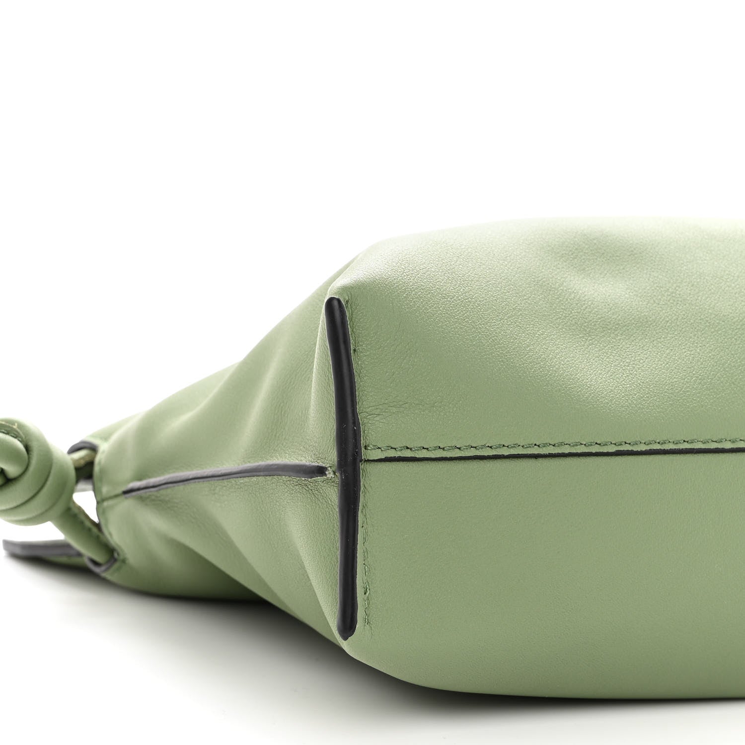 Loewe Calfskin Mini Flamenco Knot Clutch Rosemary 8 of 9