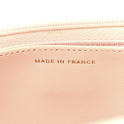 Chanel Caviar Quilted Wallet on Chain WOC Light Pink 7 of 11
