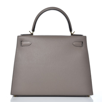 Hermes Epsom Kelly Sellier 28 Gris Asphalte 5 of 34