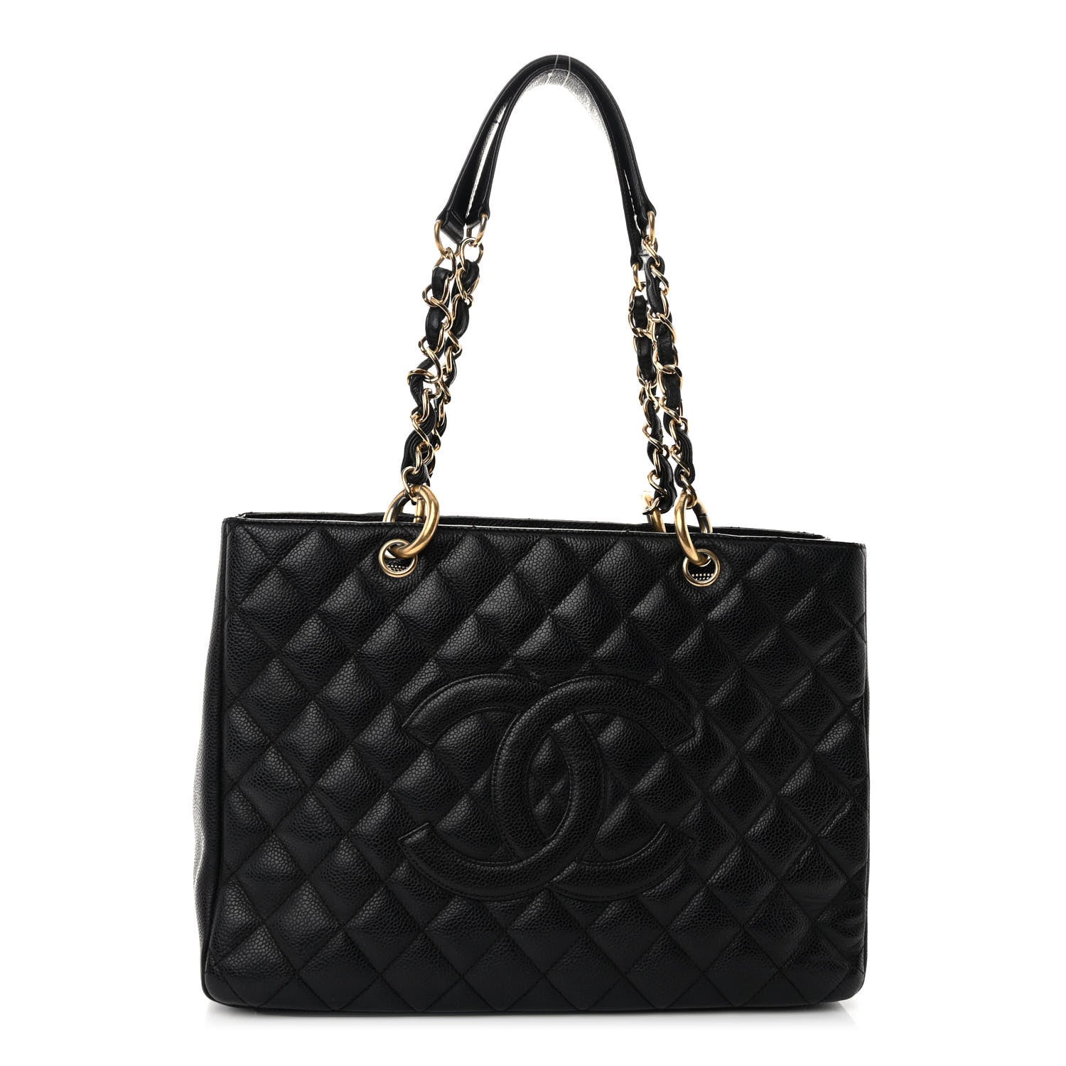 Chanel Caviar Quilted Grand Shopping Tote GST Black 1 of 10