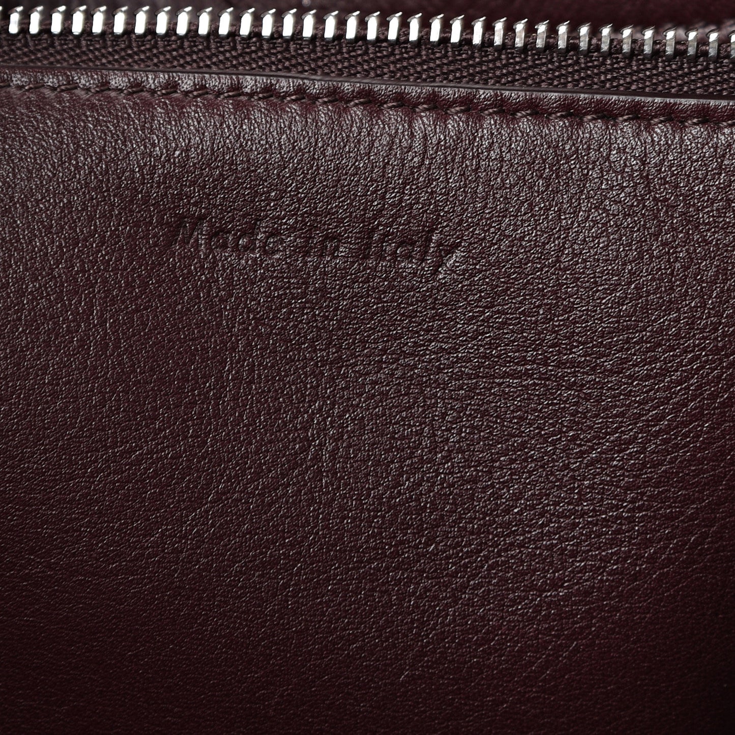 Supple Calfskin Small Big Bag Wine