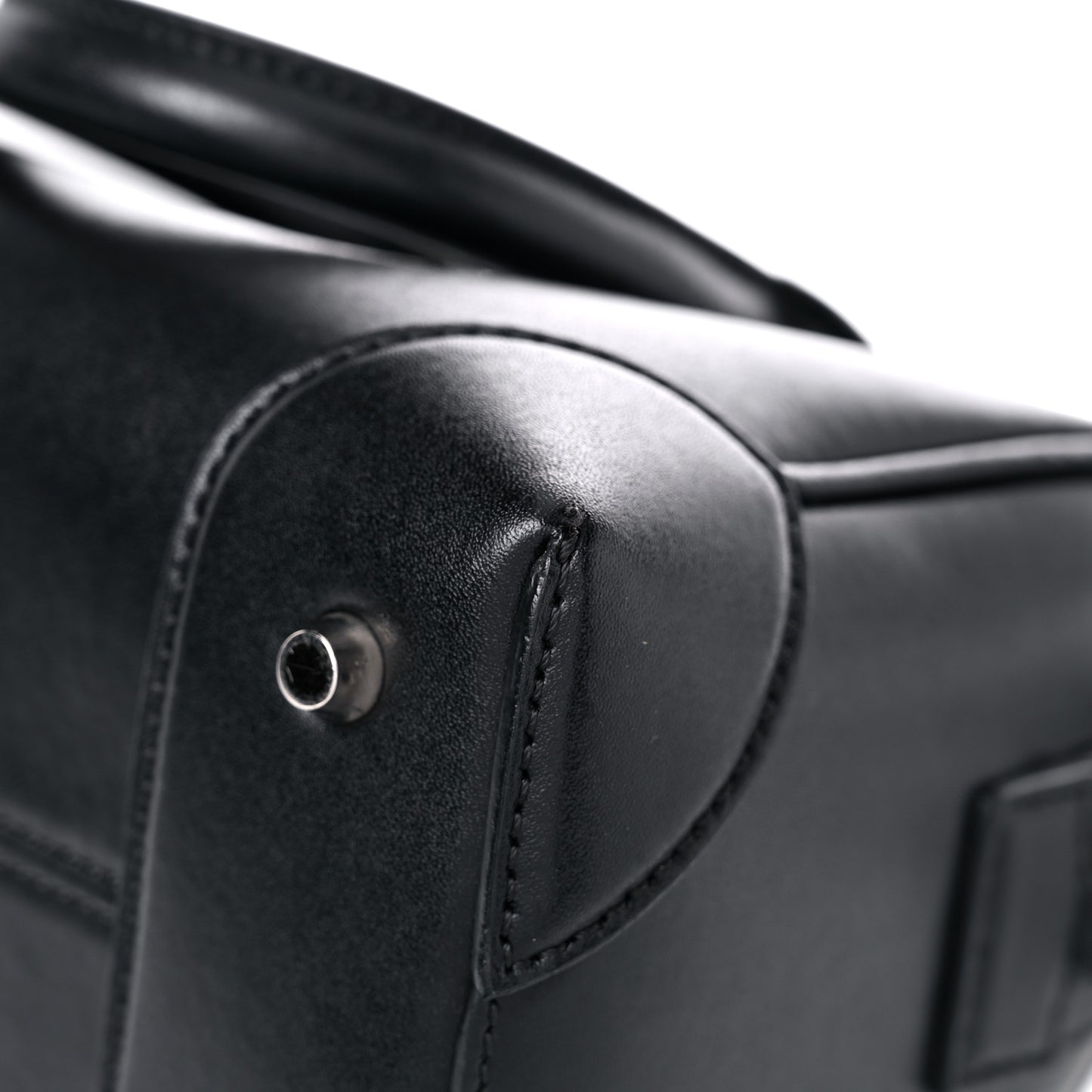 Calfskin Star Micro Lucrezia Black Silver