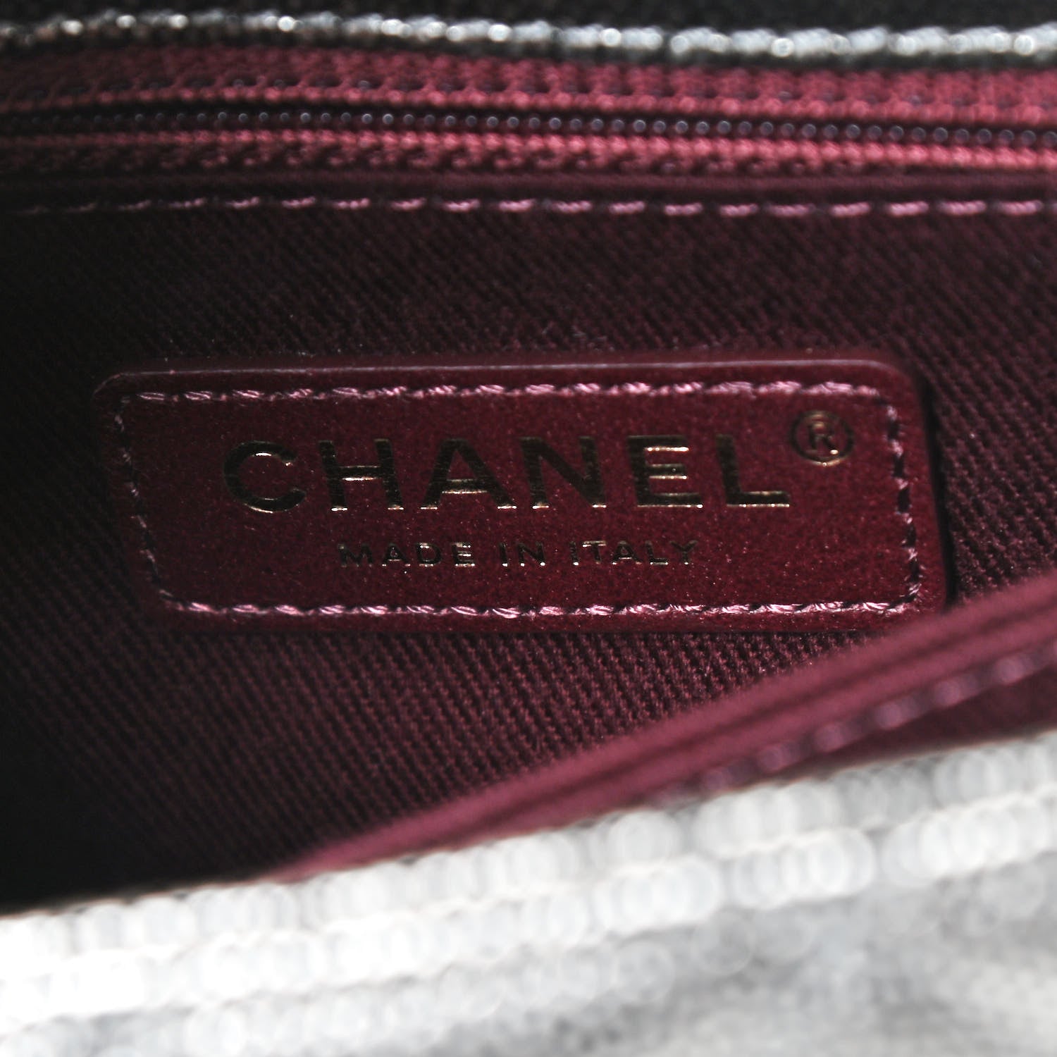 Chanel Metallic Caviar Quilted Mini Coco Handle Flap Silver 8 of 9