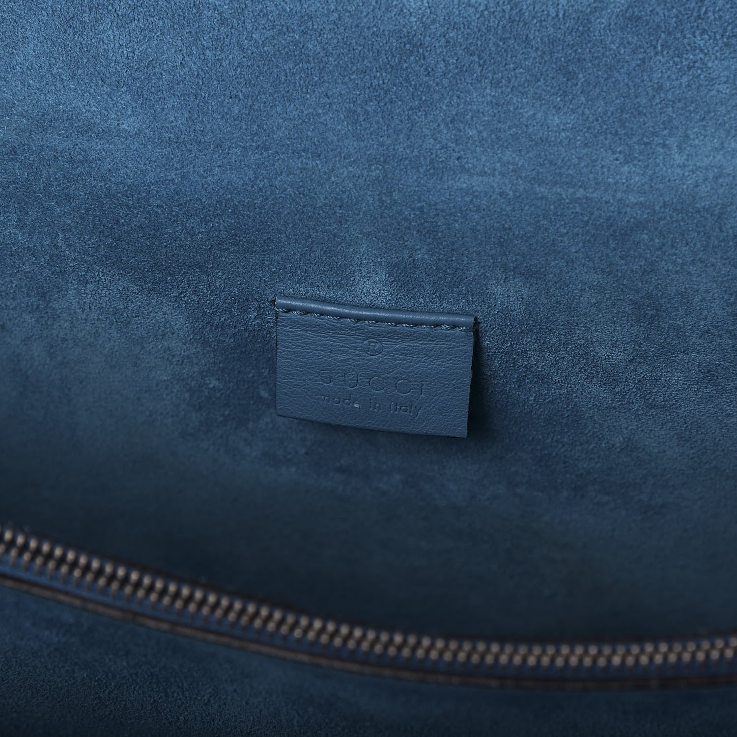 Gucci GG Supreme Monogram Bee Snake Embroidered Medium Dionysus Shoulder Bag Blue 8 of 10