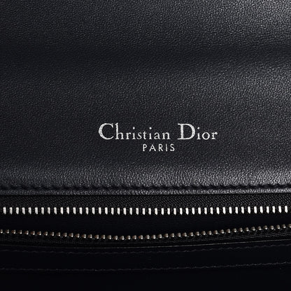 Christian Dior Metallic Patent Micro-Cannage Medium Diorama Flap Bag Silver 7 of 7