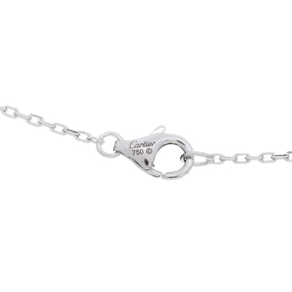 Cartier 18K White Gold Diamond Scarab Necklace 4 of 5