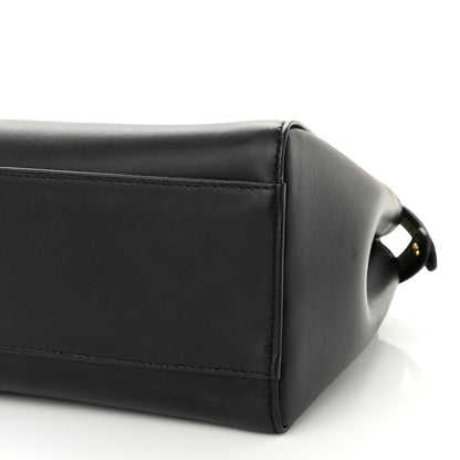 Fendi Nappa Stacked Bar Mini Peekaboo Iconic Satchel Black 10 of 10