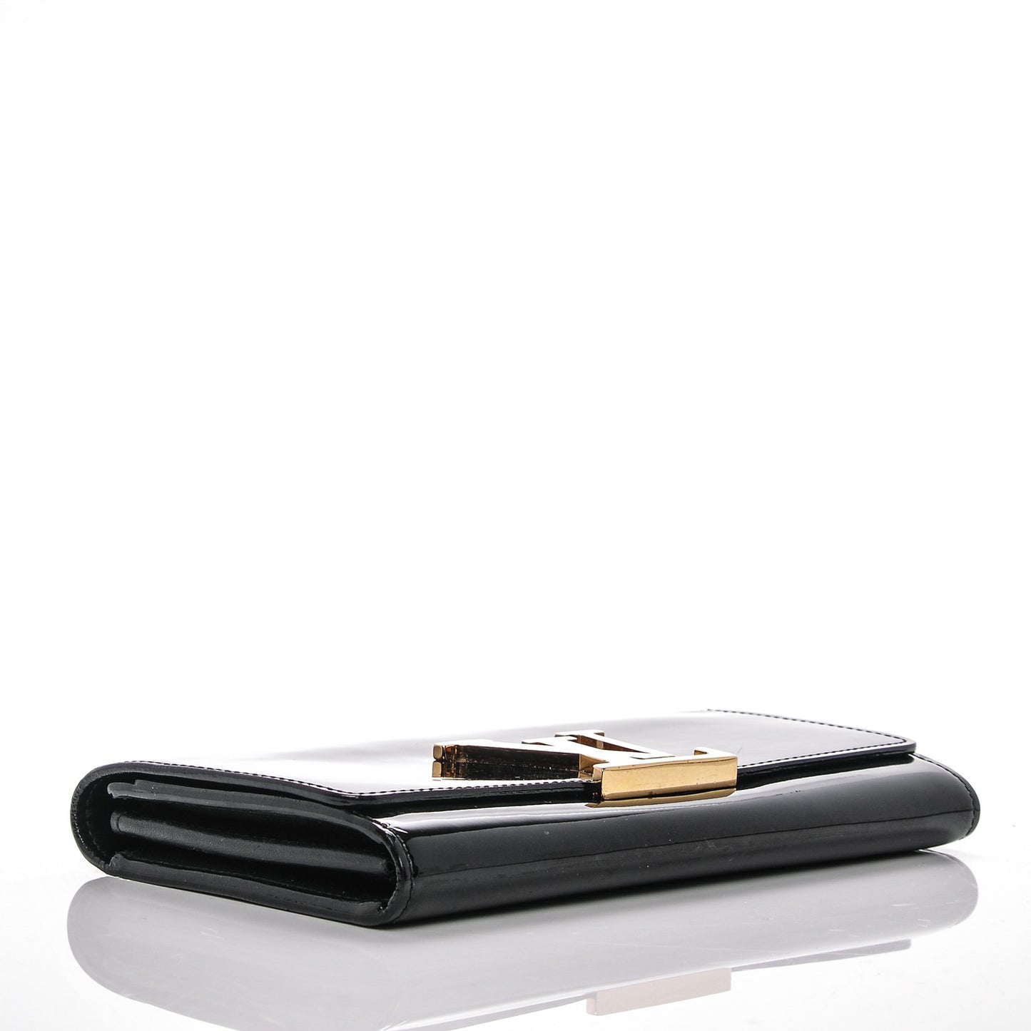 Patent Louise Wallet Black