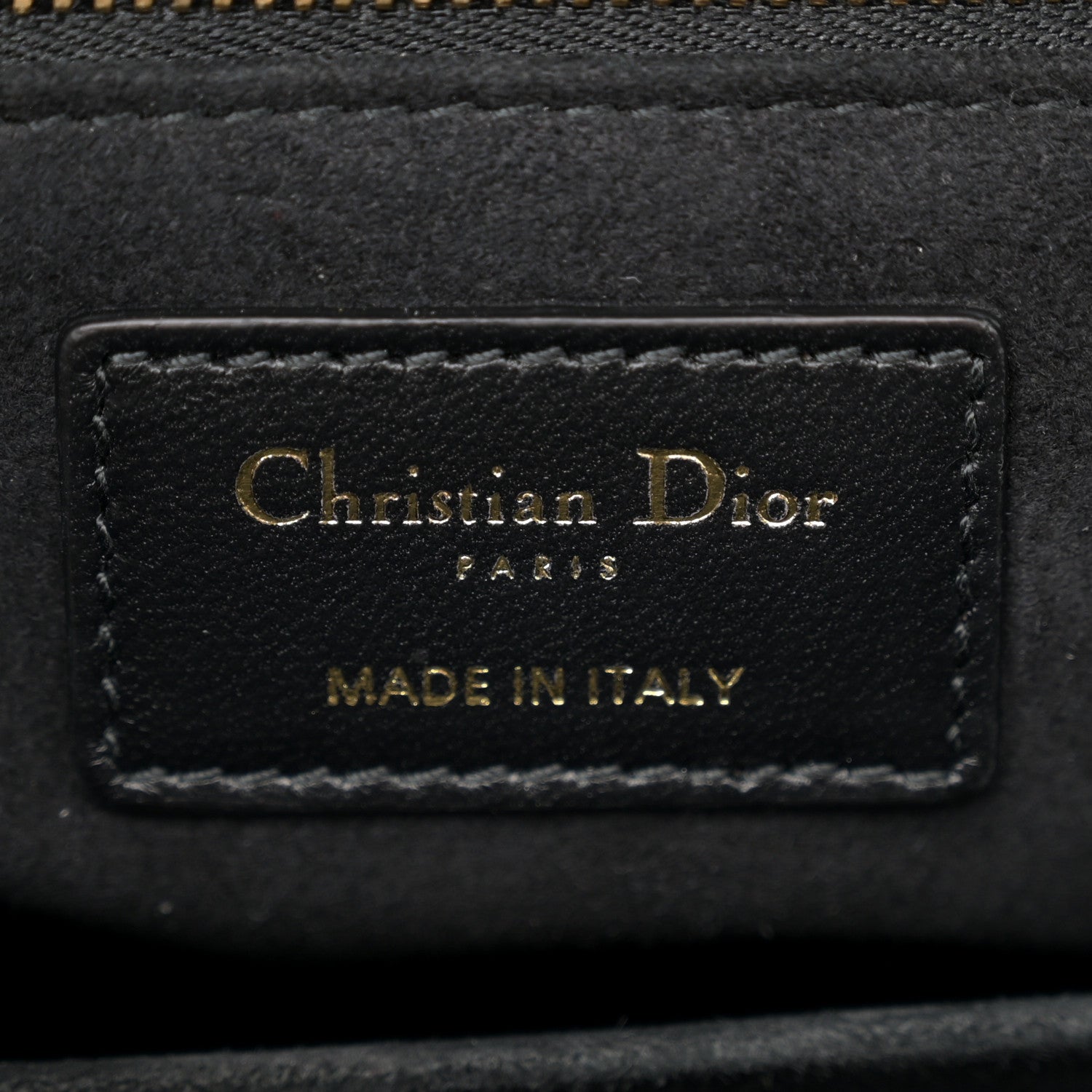 Christian Dior Lambskin Cannage Large Lady Dior Black 6 of 10