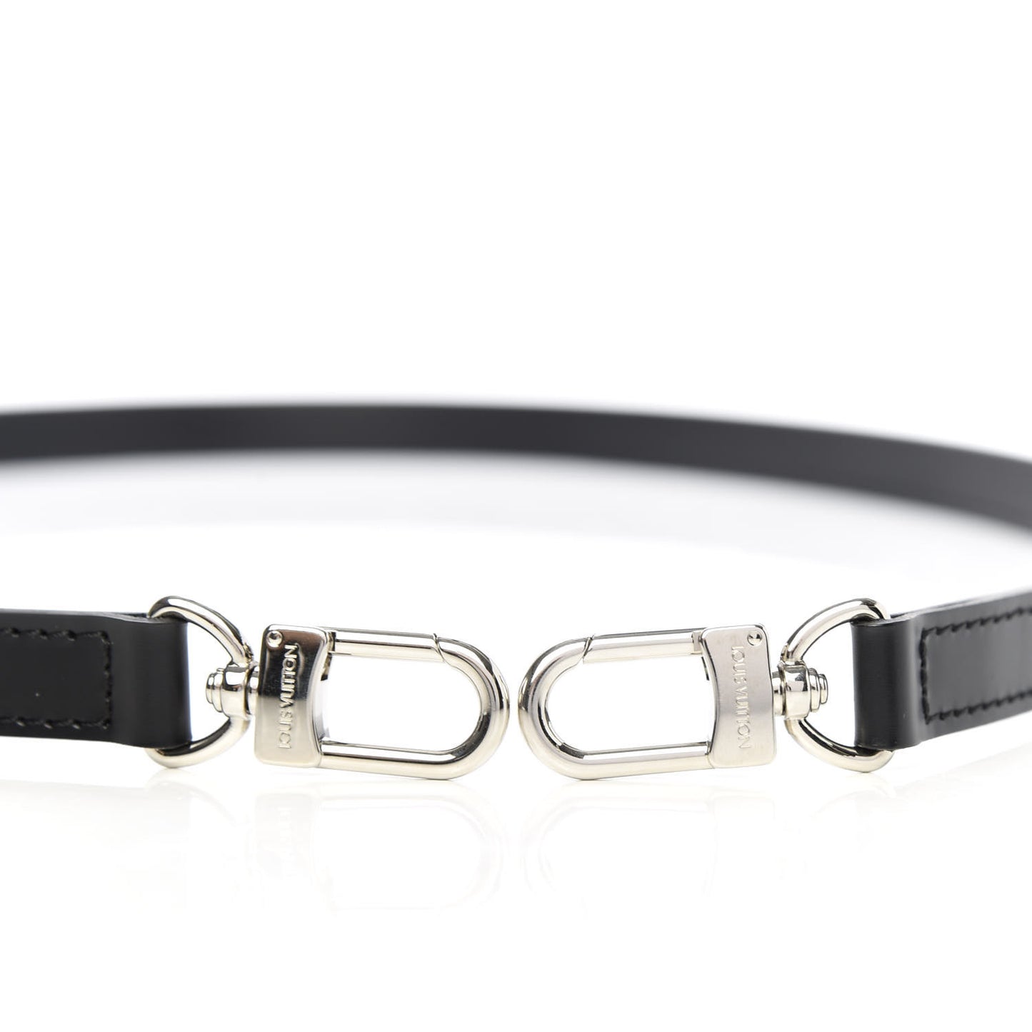 Calfskin 16mm Adjustable Shoulder Strap Black