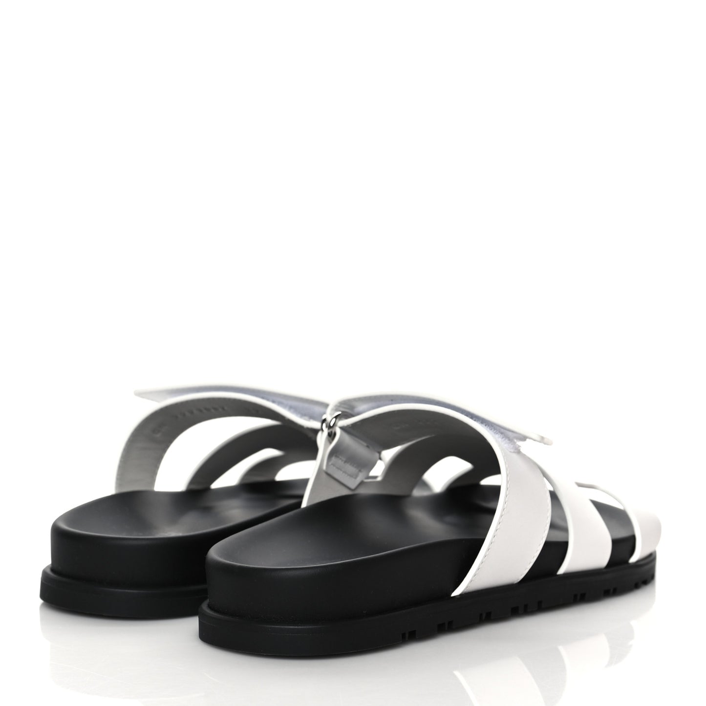 Calfskin Womens Chypre Sandals 37.5 White