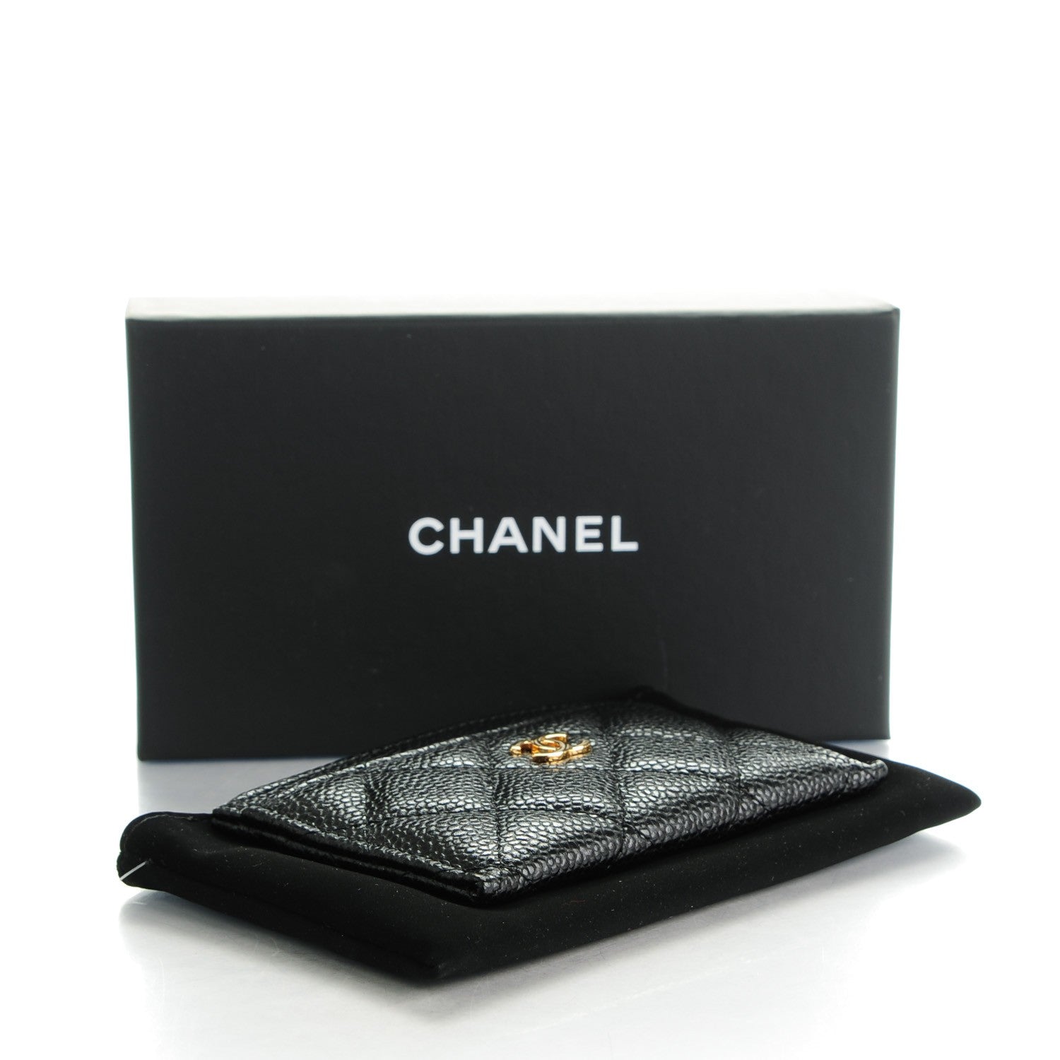 Chanel Caviar Quilted Card Holder Black 4 of 8