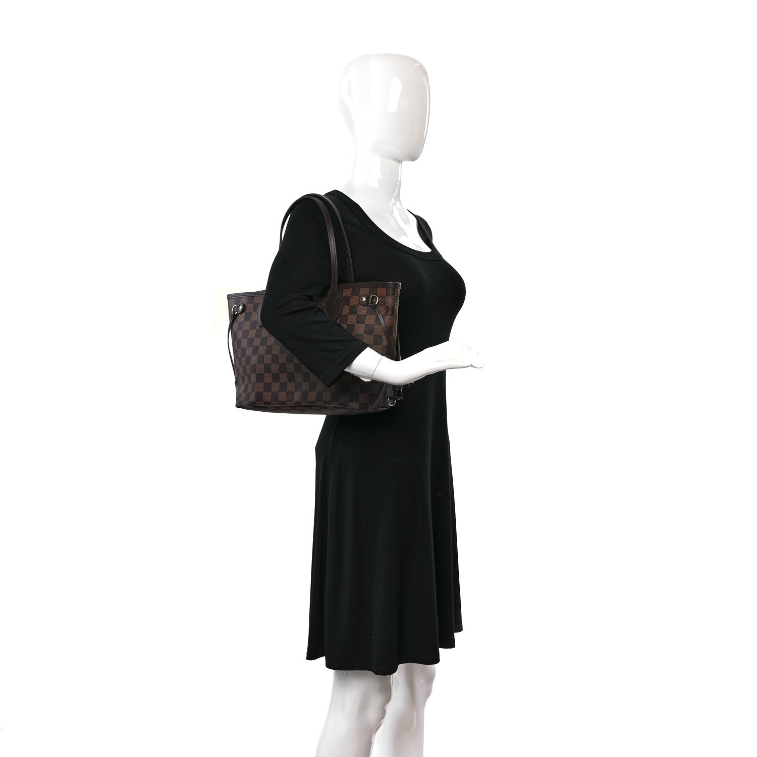 Louis Vuitton Damier Ebene Neo Neverfull PM 3 of 9