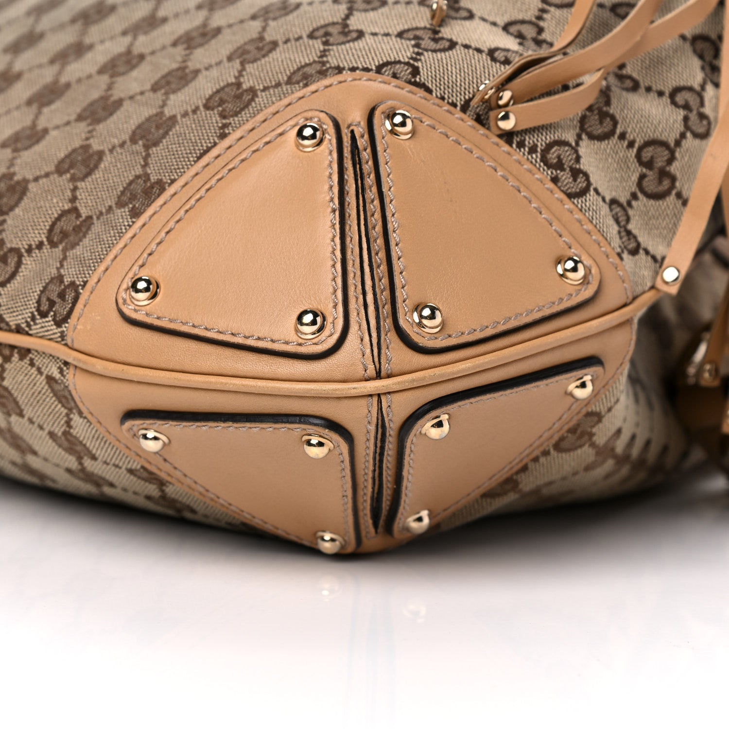 Gucci Monogram Medium Indy Top Handle Bag Light Brown 11 of 14