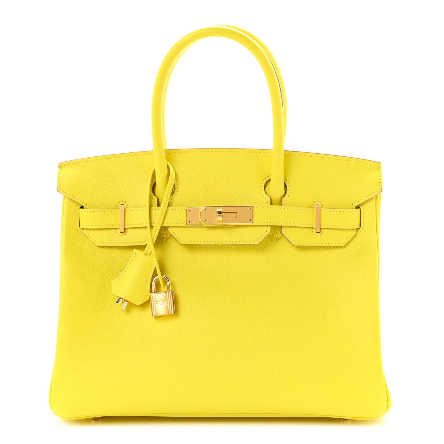 Epsom Birkin 30 Jaune Poussin