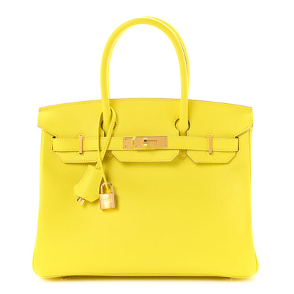 Hermes Epsom Birkin 30 Jaune Poussin 1 of 11