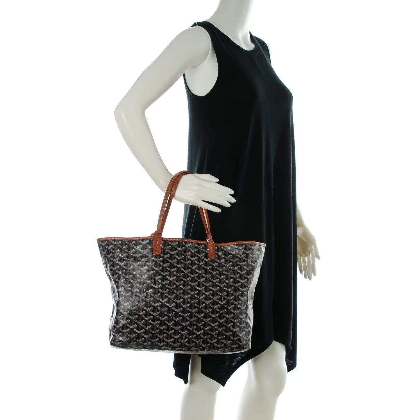 Goyardine Saint Louis PM Black Gold