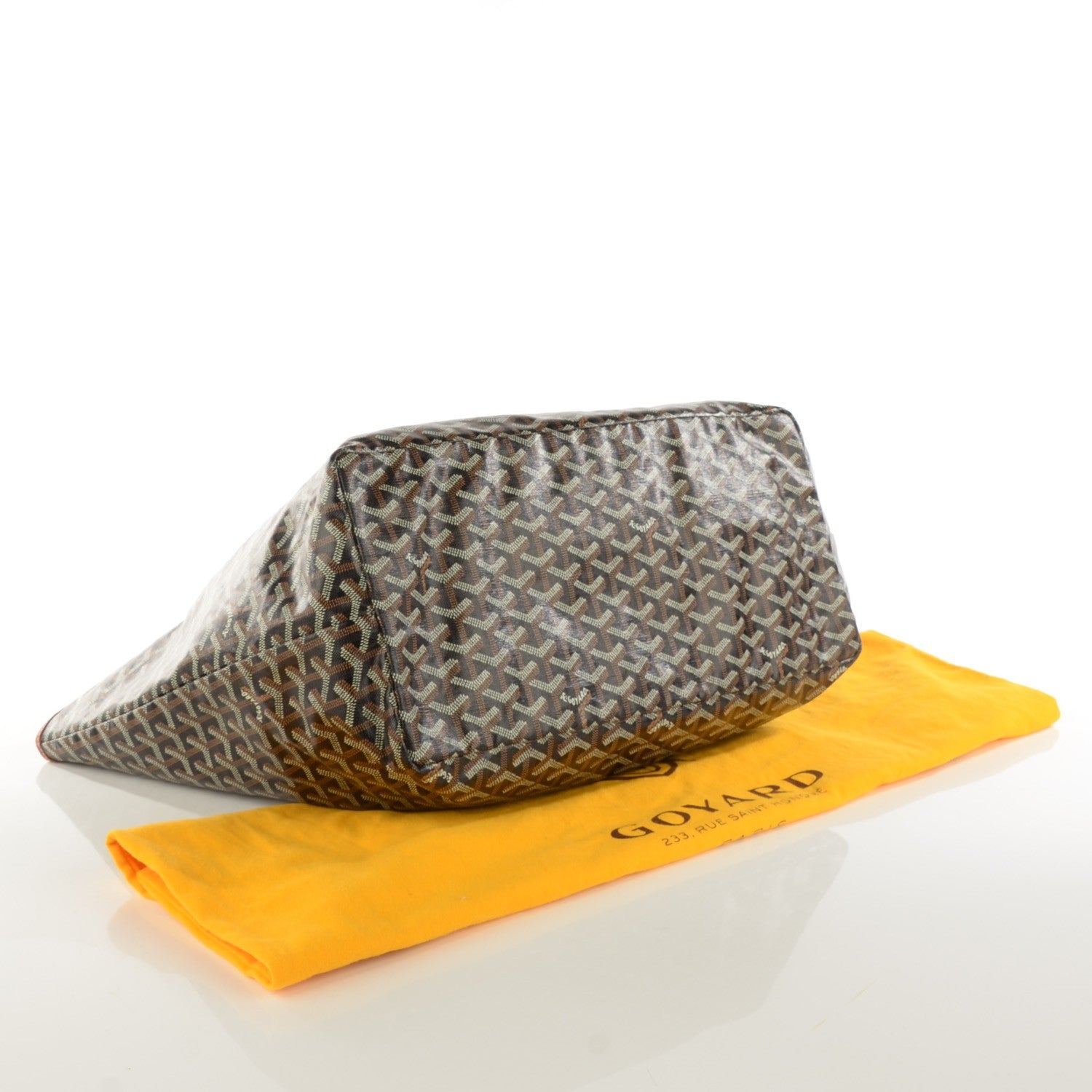 Goyard Goyardine Saint Louis GM Black Gold 5 of 9