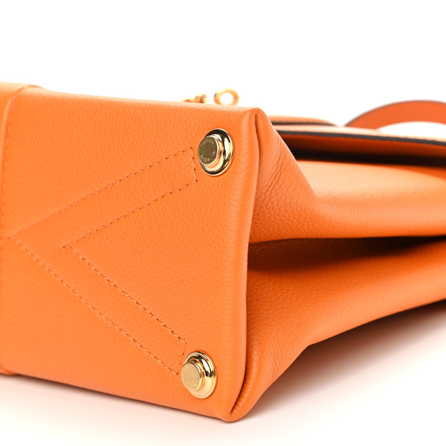 Grained Smooth Calfskin Rose Des Vents PM Amaretto