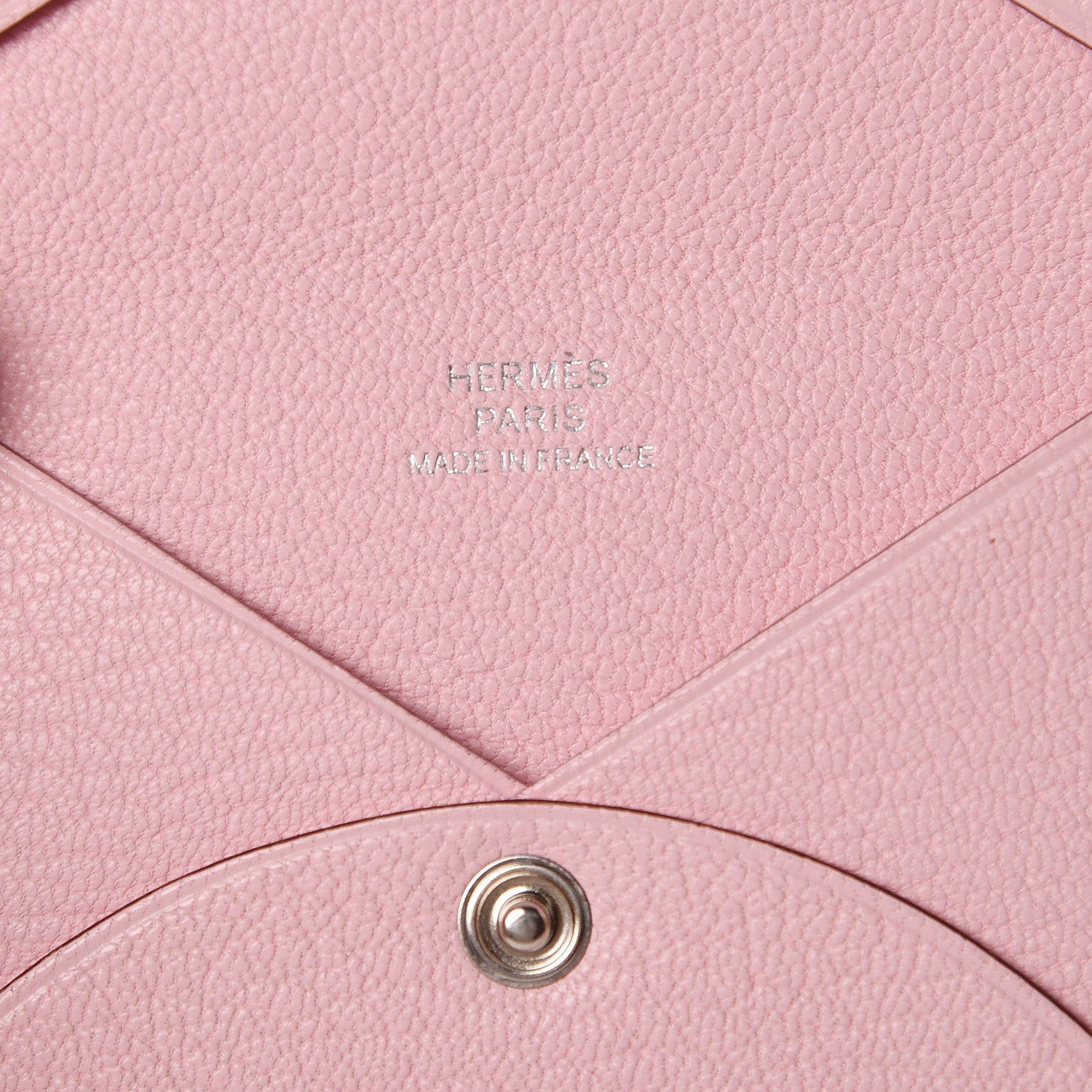 Hermes Chevre Mysore Calvi Card Case Rose Sakura 6 of 7