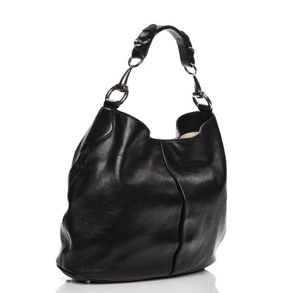 Gucci Soft Calfskin Icon Hobo Black 3 of 10